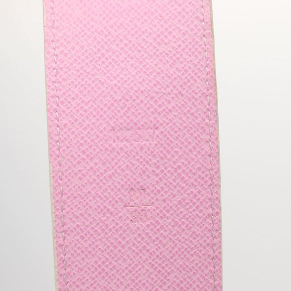 LOUIS VUITTON Monogram CeintureT&B Belt 41.3"" White M9627 LV Auth 154379
