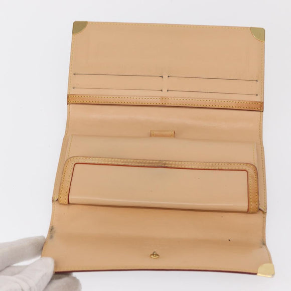 LOUIS VUITTON Monogram Multicolor Porte Tresor Wallet Black M92658 Auth 154380