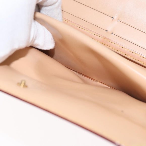 LOUIS VUITTON Monogram Multicolor Porte Tresor Wallet Black M92658 Auth 154380