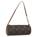 LOUIS VUITTON Monogram Papillon Pouch LV Auth 154381-1
