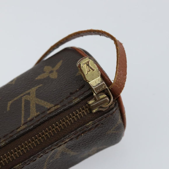 LOUIS VUITTON Monogram Papillon Pouch LV Auth 154381