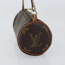 LOUIS VUITTON Monogram Papillon Pouch LV Auth 154381-3