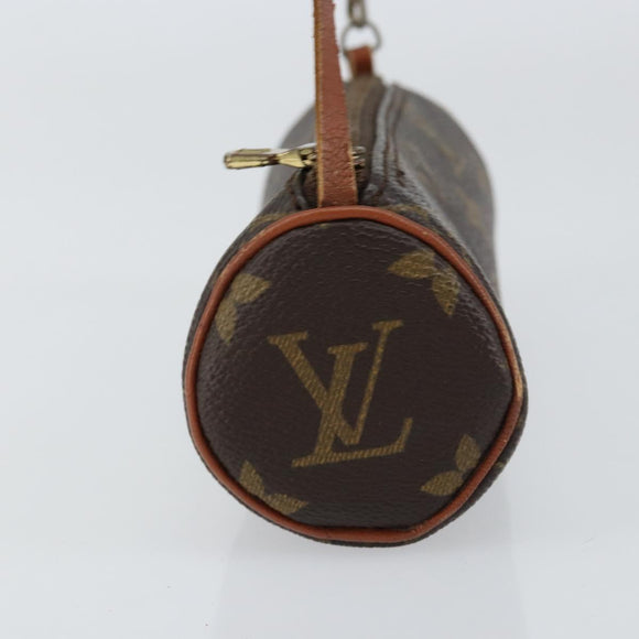 LOUIS VUITTON Monogram Papillon Pouch LV Auth 154381
