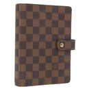 LOUIS VUITTON Damier Ebene Agenda MM Day Planner Cover R20240 LV Auth 154382-1