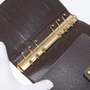 LOUIS VUITTON Damier Ebene Agenda MM Day Planner Cover R20240 LV Auth 154382-10