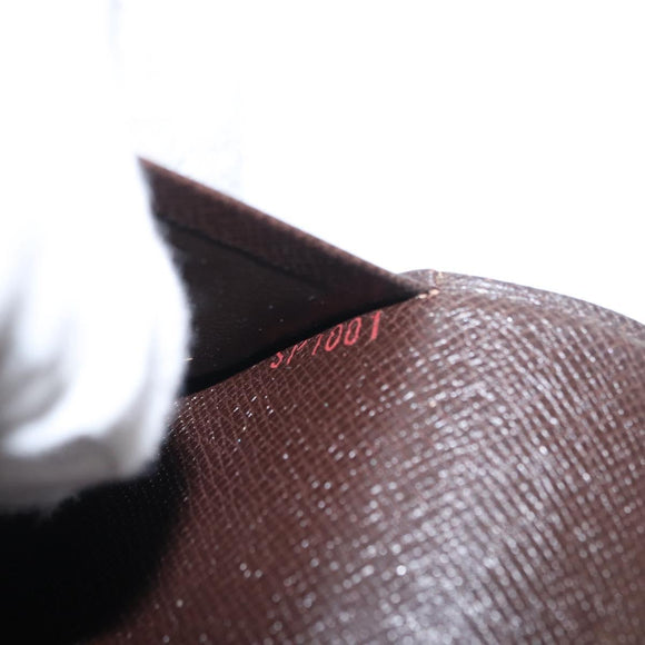 LOUIS VUITTON Damier Ebene Agenda MM Day Planner Cover R20240 LV Auth 154382