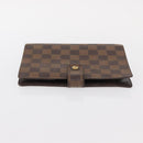 LOUIS VUITTON Damier Ebene Agenda MM Day Planner Cover R20240 LV Auth 154382-4
