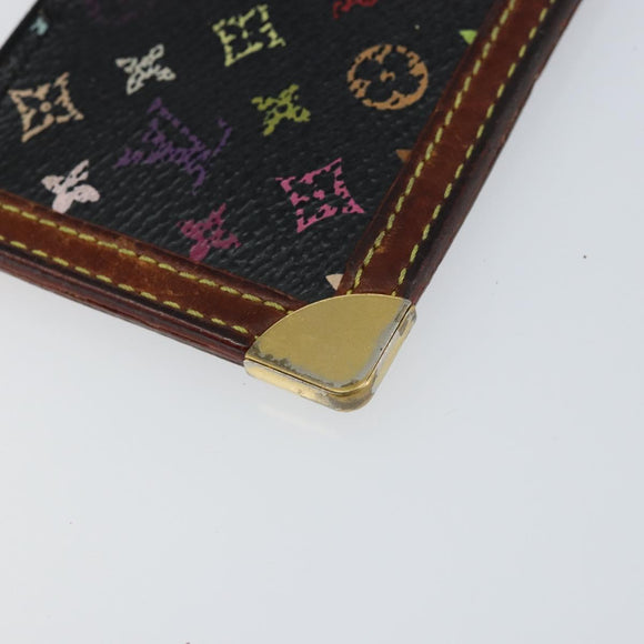 LOUIS VUITTON Multicolor Pochette Cles Muntbuidel Zwart M13664 LV Auth 154383