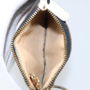 LOUIS VUITTON Multicolor Pochette Cles Coin Purse Black M13664 LV Auth 154383-10