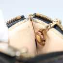 LOUIS VUITTON Multicolor Pochette Cles Coin Purse Black M13664 LV Auth 154383-12