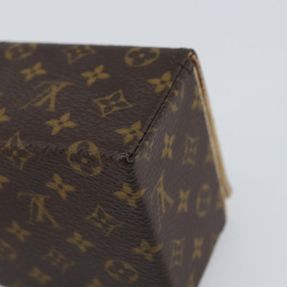 LOUIS VUITTON Monogram Jewelry Case Jewelry Box LV Auth 154384