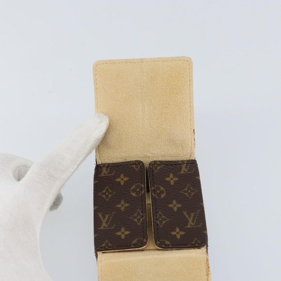 LOUIS VUITTON Monogram Jewelry Case Jewelry Box LV Auth 154384