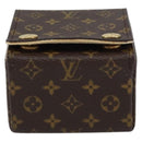 LOUIS VUITTON Monogram Jewelry Case Jewelry Box LV Auth 154384-13