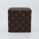 LOUIS VUITTON Monogram Jewelry Case Jewelry Box LV Auth 154384-6