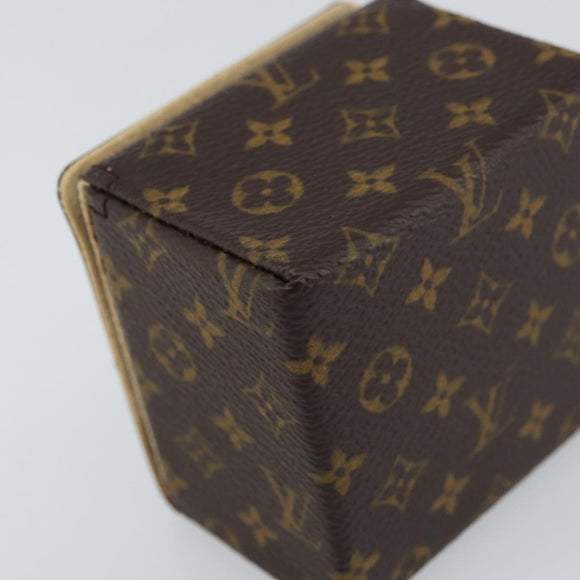 LOUIS VUITTON Monogram Jewelry Case Jewelry Box LV Auth 154384