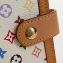 LOUIS VUITTON Multicolor Agenda PM Day Planner Cover White R21074 Auth 154385V-18