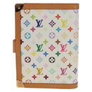 LOUIS VUITTON Multicolor Agenda PM Day Planner Cover White R21074 Auth 154385V-2
