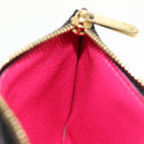 LOUIS VUITTON Multicolor Pochette Cles NM Coin Purse Black M60279 Auth 154386V-19