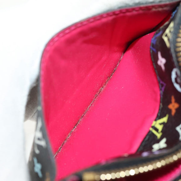 LOUIS VUITTON Multicolor Pochette Cles NM Muntportemonnee Zwart M60279 Auth 154386V