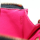 LOUIS VUITTON Multicolor Pochette Cles NM Coin Purse Black M60279 Auth 154386V-11