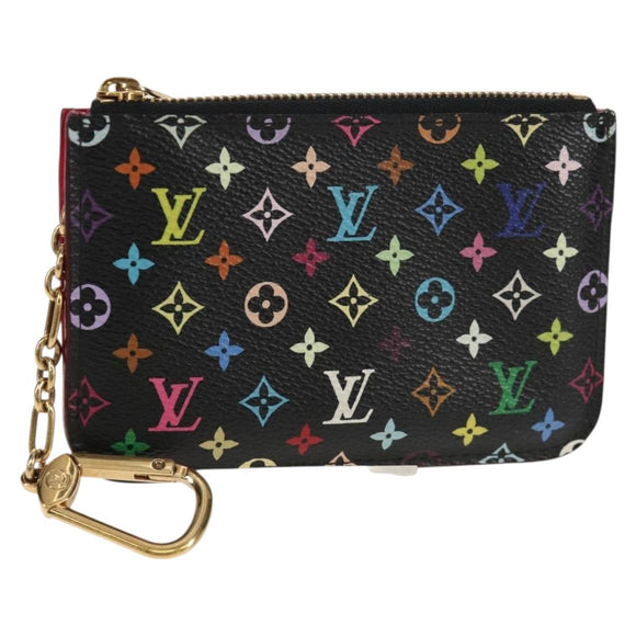 LOUIS VUITTON Multicolor Pochette Cles NM Muntportemonnee Zwart M60279 Auth 154386V