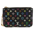 LOUIS VUITTON Multicolor Pochette Cles NM Muntportemonnee Zwart M60279 Auth 154386V-13