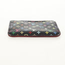 LOUIS VUITTON Multicolor Pochette Cles NM Coin Purse Black M60279 Auth 154386V-5
