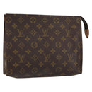 LOUIS VUITTON Monogram Poche Toilette 26 Pouch M47542 LV Auth 154392-1
