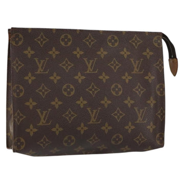 LOUIS VUITTON Monogram Poche Toilette 26 Pouch M47542 LV Auth 154392