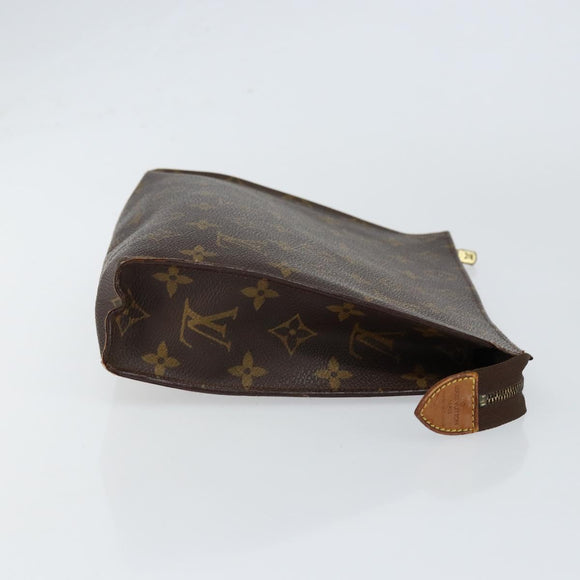 LOUIS VUITTON Monogram Poche Toilette 26 Pouch M47542 LV Auth 154392