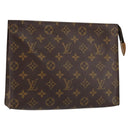 LOUIS VUITTON Monogram Poche Toilette 26 Pouch M47542 LV Auth 154393-1
