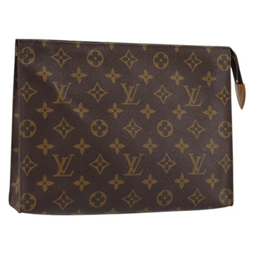 LOUIS VUITTON Monogram Poche Toilette 26 Pouch M47542 LV Auth 154393