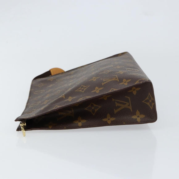 LOUIS VUITTON Monogram Poche Toilette 26 Pouch M47542 LV Auth 154393