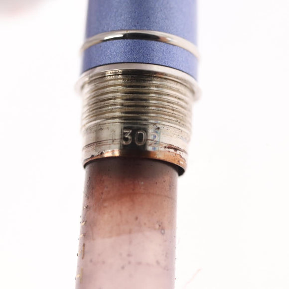 LOUIS VUITTON Jetligne Pen metal Blue N79229 LV Auth 154394V