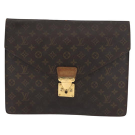 LOUIS VUITTON Monogram Porte Documents Senatur Briefcase M53335 LV Auth 154395 - 0