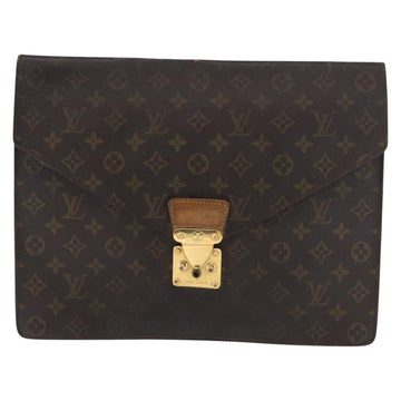 LOUIS VUITTON Monogram Porte Documents Senatur Briefcase M53335 LV Auth 154395 - 0