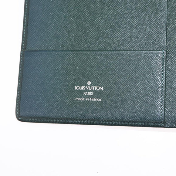 LOUIS VUITTON Taiga Agenda GM Day Planner Cover Epicea R20404 LV Auth 154396