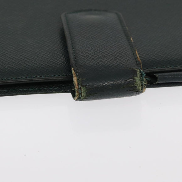 LOUIS VUITTON Taiga Agenda GM Day Planner Cover Epicea R20404 LV Auth 154396