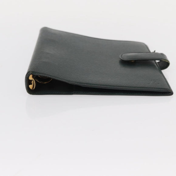 LOUIS VUITTON Taiga Agenda GM Day Planner Cover Epicea R20404 LV Auth 154396