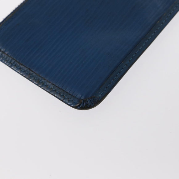 LOUIS VUITTON Epi Pochette Cles Coin Purse Blue M6380G LV Auth 154398