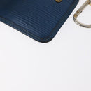 LOUIS VUITTON Epi Pochette Cles Coin Purse Blue M6380G LV Auth 154398-16