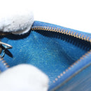 LOUIS VUITTON Epi Pochette Cles Coin Purse Blue M6380G LV Auth 154398-10