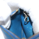 LOUIS VUITTON Epi Pochette Cles Coin Purse Blue M6380G LV Auth 154398-18