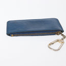 LOUIS VUITTON Epi Pochette Cles Coin Purse Blue M6380G LV Auth 154398-5