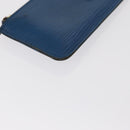 LOUIS VUITTON Epi Pochette Cles Coin Purse Blue M6380G LV Auth 154398-8