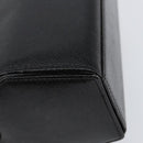 GIVENCHY Hand Bag Leather Black Gold Auth 154410-13