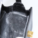 GIVENCHY Hand Bag Leather Black Gold Auth 154410-18