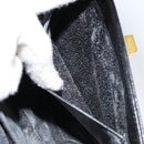 GIVENCHY Hand Bag Leather Black Gold Auth 154410-21