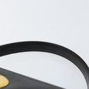 GIVENCHY Hand Bag Leather Black Gold Auth 154410-8