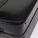 GUCCI Vanity Bamboo Hand Bag Nylon Black Silver 013 2122 2490 Auth 154411-16